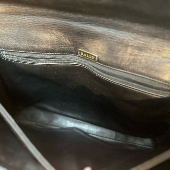 ❌hold❌ Bally Leather Croc-Embossed | 3 way Bag | Leather Lined | Vintage - Picture 10 of 16